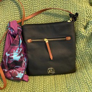 Joy Mangano Leather Crossbody Bag